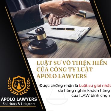 Luật sư Võ Thiện Hiển của Công ty Luật Apolo Lawyers đạt được chứng nhận của iLAW
